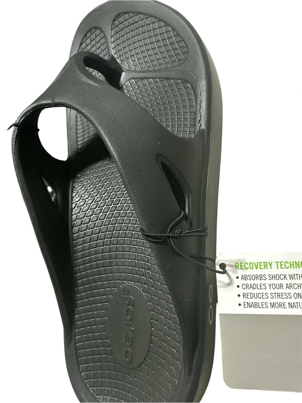 Oofos Ooriginal Recovery Sandals Unisex Women 7 Men 5 Black